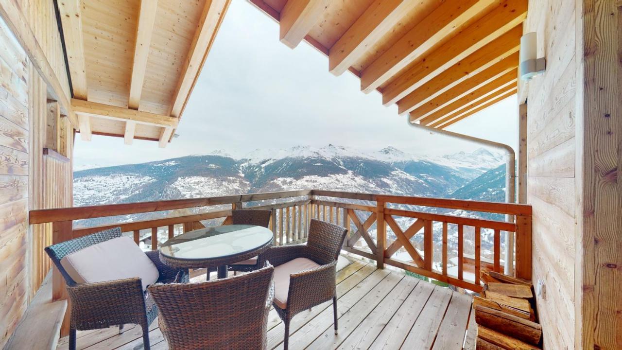 Etoiles Des Neiges Luxe & Jacuzzi Chalet 12 Pers By Alpvision Residences Hérémence Exterior foto