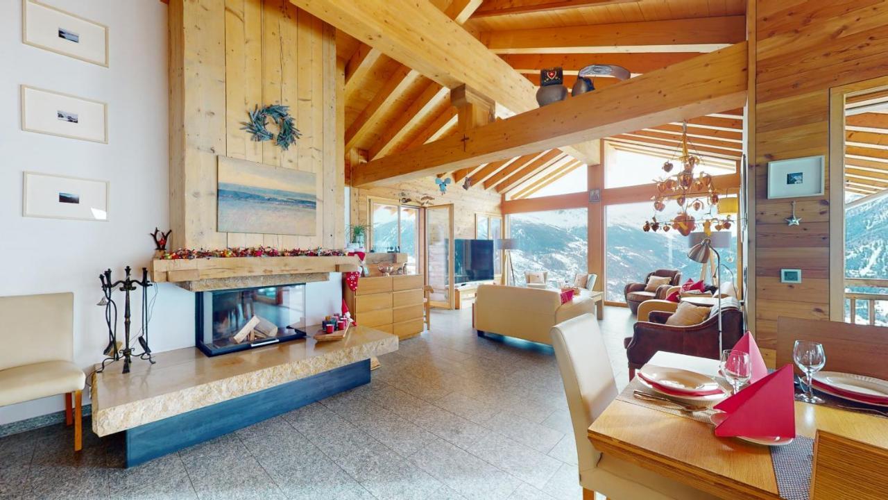 Etoiles Des Neiges Luxe & Jacuzzi Chalet 12 Pers By Alpvision Residences Hérémence Exterior foto