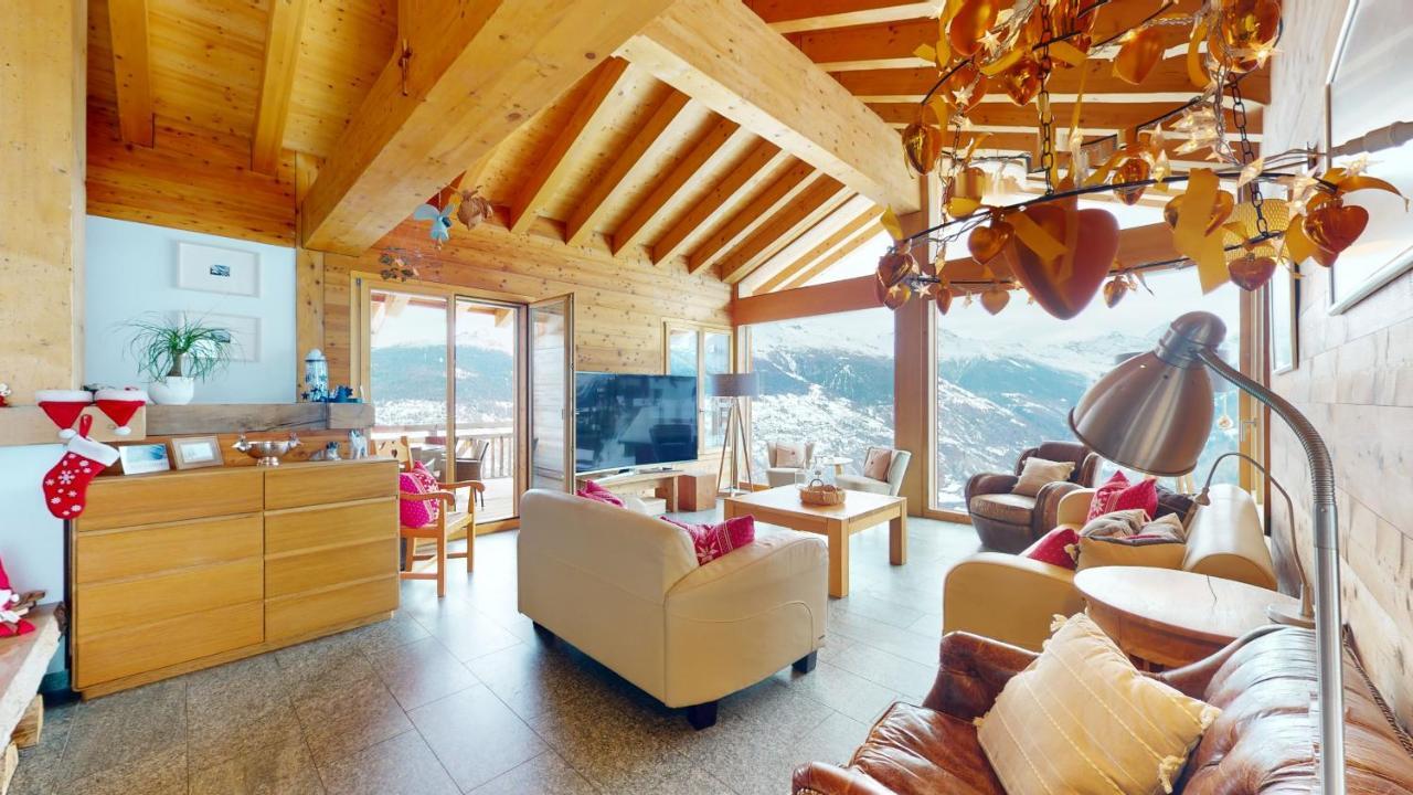 Etoiles Des Neiges Luxe & Jacuzzi Chalet 12 Pers By Alpvision Residences Hérémence Exterior foto